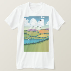 Camiseta Paisagem rural.