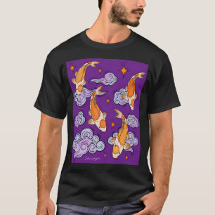 Camiseta Paisagem Sonhada de Koi Celestial