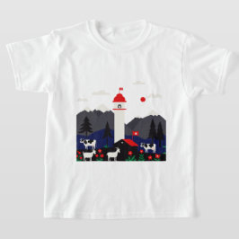 Camiseta Paisagem suíça