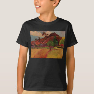 Camiseta Paisagem Tahitiana de Paul Gauguin (1893)