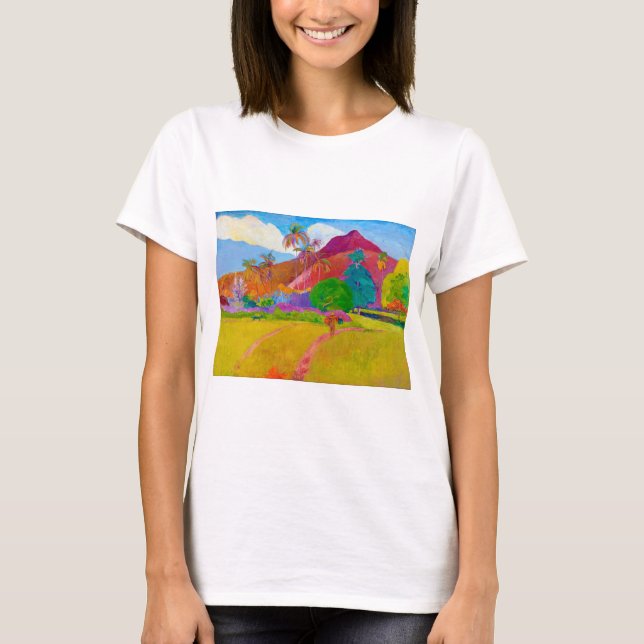 Camiseta Paisagem Tahitiana, Gauguin (Frente)