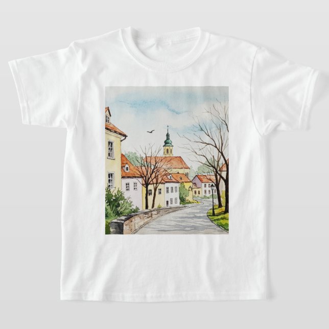 Camiseta Paisagem urbana (Postura )