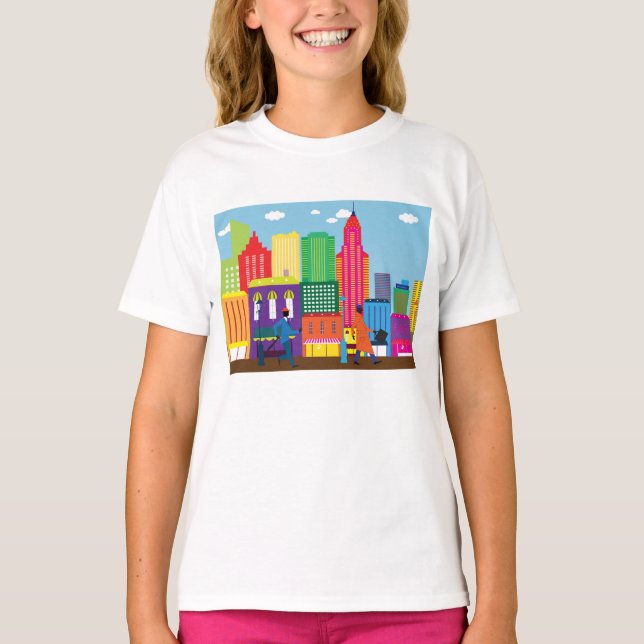 Camiseta Paisagem urbana (Frente)