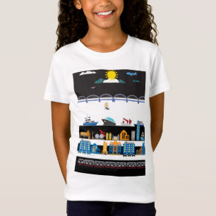 Camiseta Paisagem urbana
