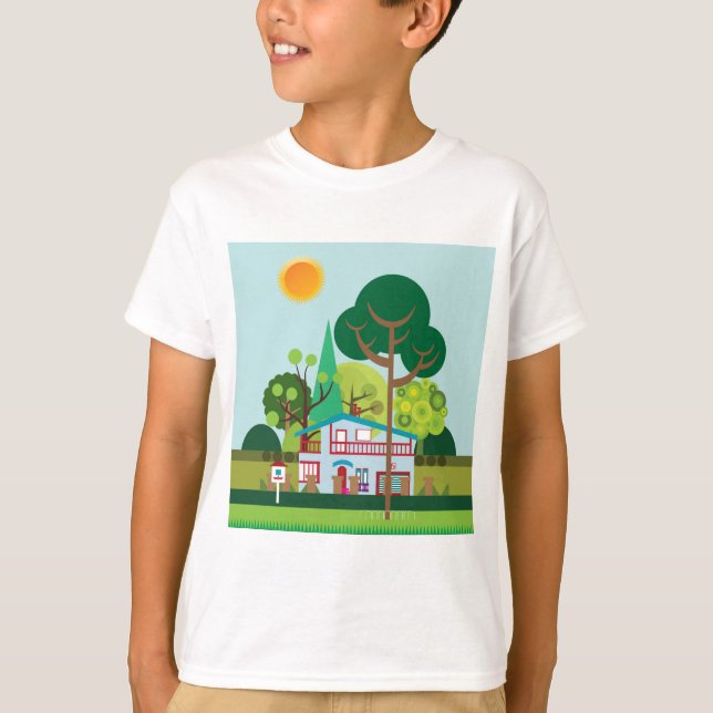 Camiseta Paisagem urbana (Frente)