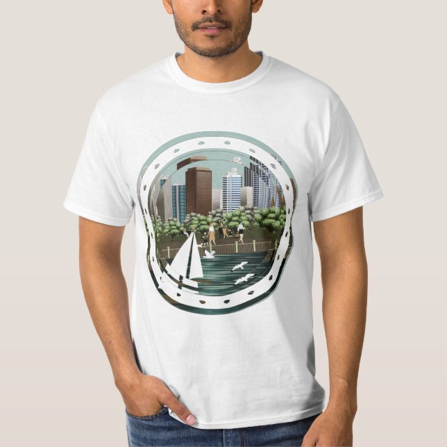 Camiseta Paisagem urbana (Frente)