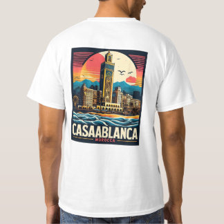 Camiseta Paisagem Urbana de Casablanca