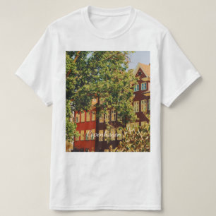 Camiseta Paisagem urbana de Copenhague - Dinamarca