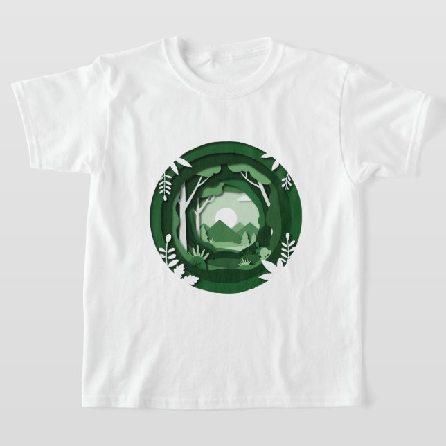 Camiseta Paisagem verde (Postura )