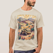 Paisagem Vintage da Vida Selvagem da Tartaruga de 