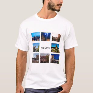 Camiseta paisagens de Nuremberga