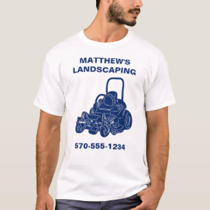 Camiseta Paisagismo com Remas Personalizadas