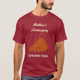 Camiseta Paisagismo com Remodelos Personalizados