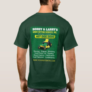 Camiseta Paisagismo De Grama De Cuidados De Gramado Cortand