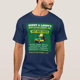 Camiseta Paisagismo De Grama De Cuidados De Gramado Cortand