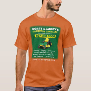 Camiseta Paisagismo De Grama De Cuidados De Gramado Cortand