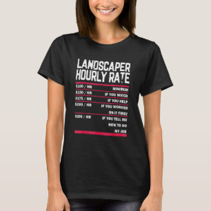 Camiseta Paisagismo Leitura Cuidados Leiteiros Para O Lands