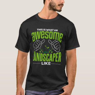 Camiseta Paisagista Incrível Jardineiro Paisagismo