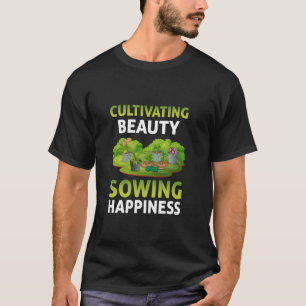 Camiseta Paisagista Jardineiro Paisagismo Cultivando Semean