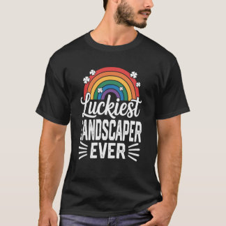 Camiseta Paisagista Mais Sortudo Já Dia De São Patrício Arc