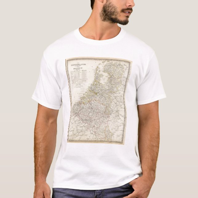 Camiseta Países Baixos, Bélgica (Frente)