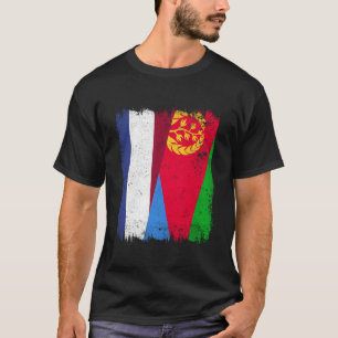 Camiseta Países Baixos Eritreia Meia Bandeira Holandesa Eri