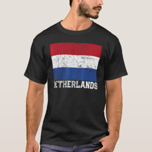Camiseta Países Baixos Flag Pride Roots Country Family Naçã