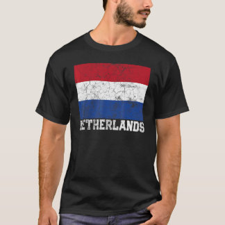 Camiseta Países Baixos Flag Pride Roots Country Family Naçã