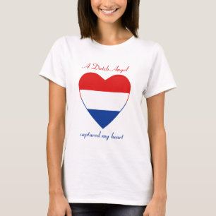 Camiseta Países Baixos Flag Sweetheart T-Shirt