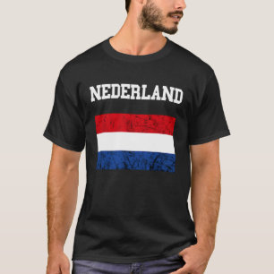 Camiseta Países Baixos Holanda Bandeira Holandesa Nederland