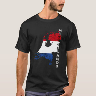 Camiseta Países Baixos Holanda Orgulho Holandês Bandeira do