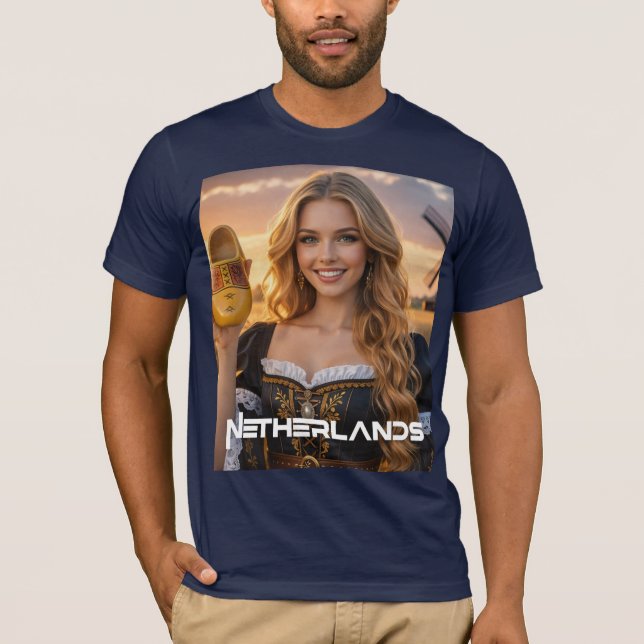 CAMISETA PAÍSES BAIXOS - HOLANDÊS (Frente)
