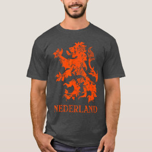 Camiseta Países Baixos Nederland Leão Holandês amigo