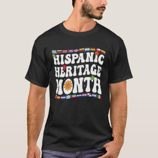 Camiseta Países de Latino Sinalizam Patrimônio Hispânico Co