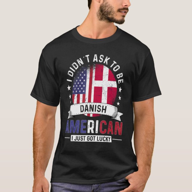 Camiseta Países Dinamarqueses Americanos Sinalizam País do  (Frente)