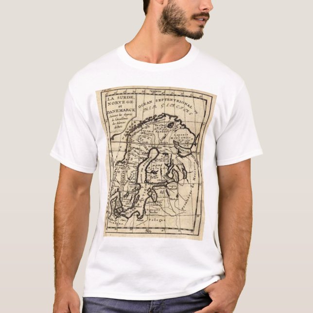 Camiseta Países escandinavos (Frente)