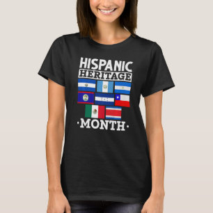 Camiseta Países Hispânicos Orgulho Latino Patrimônio Hispân