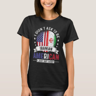 Camiseta Países Iranianos Americanos Bandeiras do Orgulho P