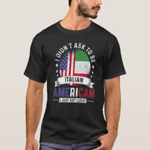 Camiseta Países Italianos Americanos Sinalizam País Do Orgu