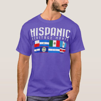 Camiseta Países latinos: Bandeira do Patrimônio Nacional Hi