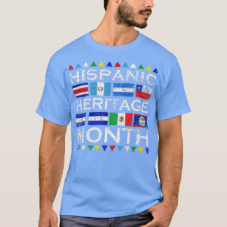 Camiseta Países latinos bandeira latino hispânica nacional