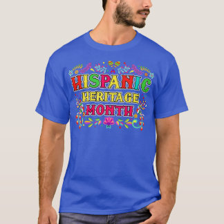 Camiseta Países latinos Sinalizam Patrimônio Hispânico Mês 