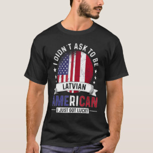Camiseta Países Letões Americanos Sinalizam País do Orgulho