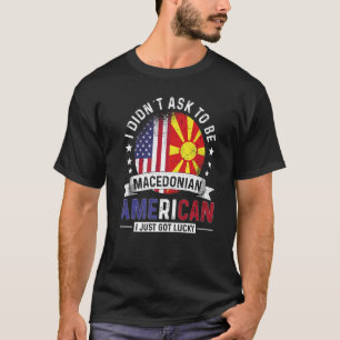 Camiseta Países macedônios do Orgulho macedônio