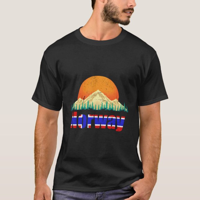 Camiseta Países Nórdicos - Antilhas Norueguesas, Noruega (Frente)