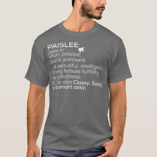 Camiseta Paislee Definition Paislee Female Nam