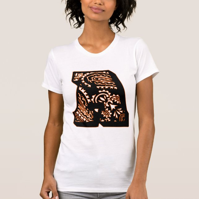Camiseta Paisley Monograma - A (Frente)
