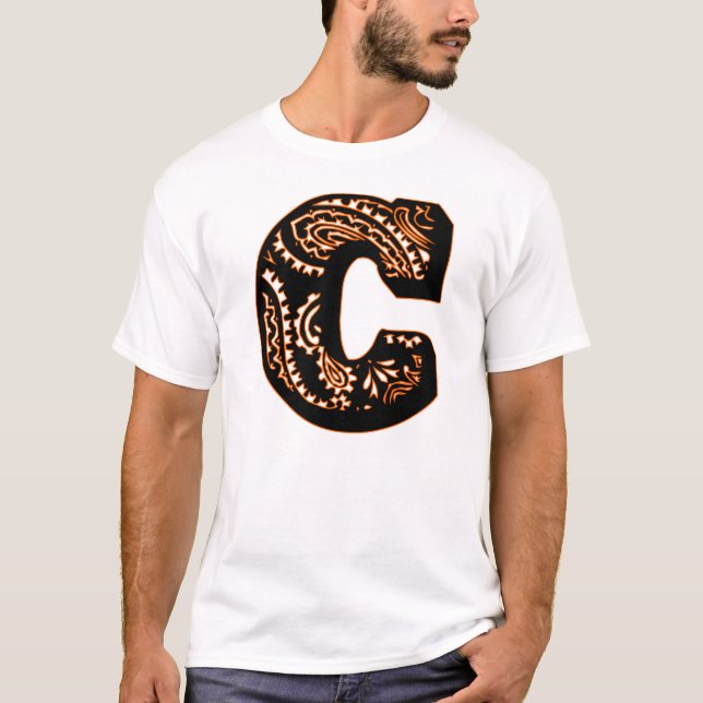 Camiseta Paisley Monograma - B (Frente)