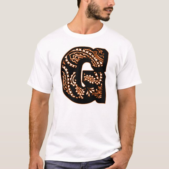 Camiseta Paisley Monograma - G (Frente)