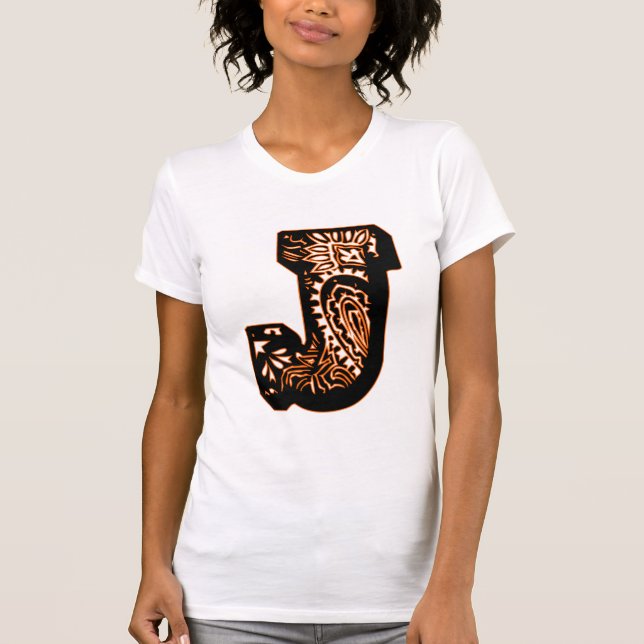 Camiseta Paisley Monograma - J (Frente)